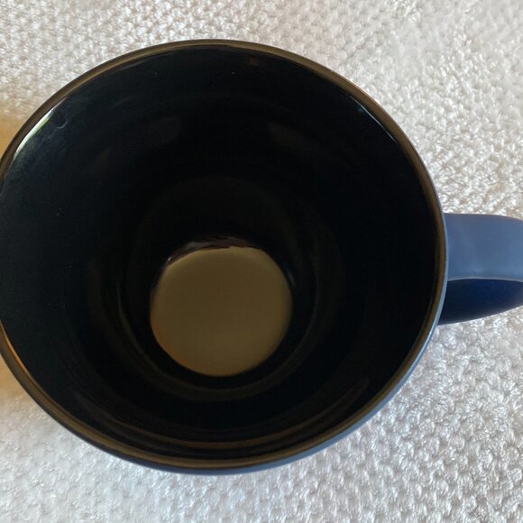 Stay Wild Moon Child Third Eye Matte Navy Blue Wide 18oz Cappuccino Coffee Mug - Picture 5 of 10